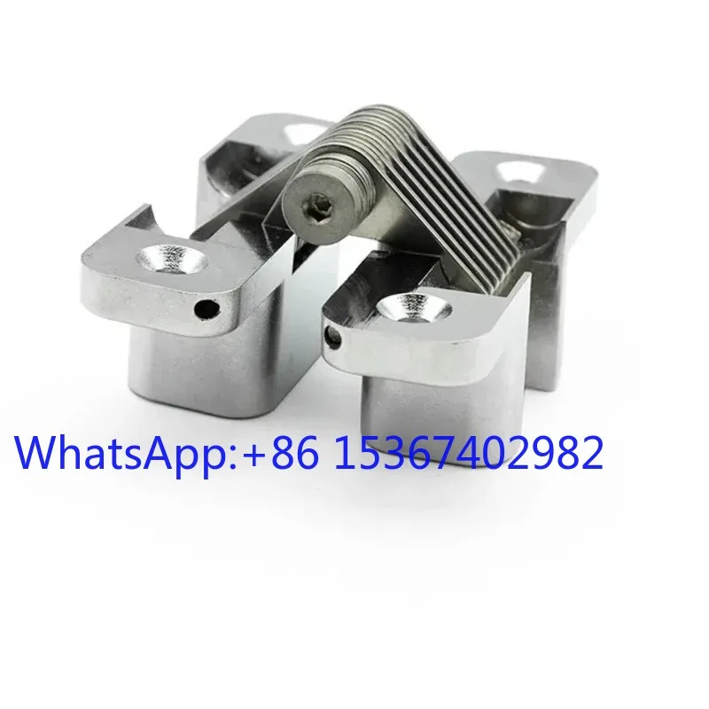 2PCS HFM21-30/50 Damping Hinge, Arbitrary Stop Position, Torque Cross Hidden Concealed Hinge Furniture Hardware