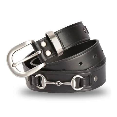 Cavassion 승마 가죽 벨트 라이더 허리 밴드