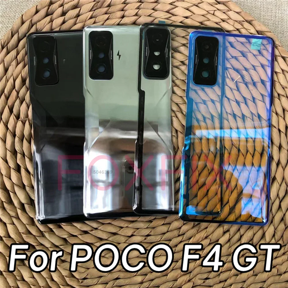 Transparent Glass Back Cover for Xiaomi POCO F4 GT