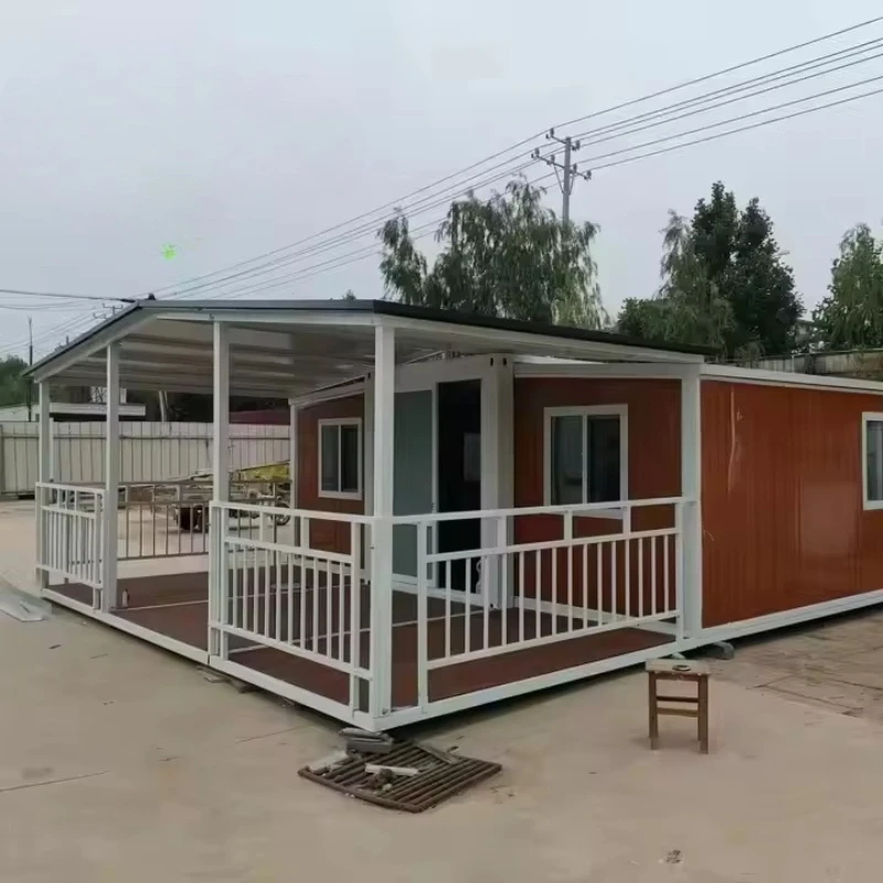 ISO Tiny Prefab Capsule Double Wing Expandable Modular Portable Container House Customized Casa Contenedor