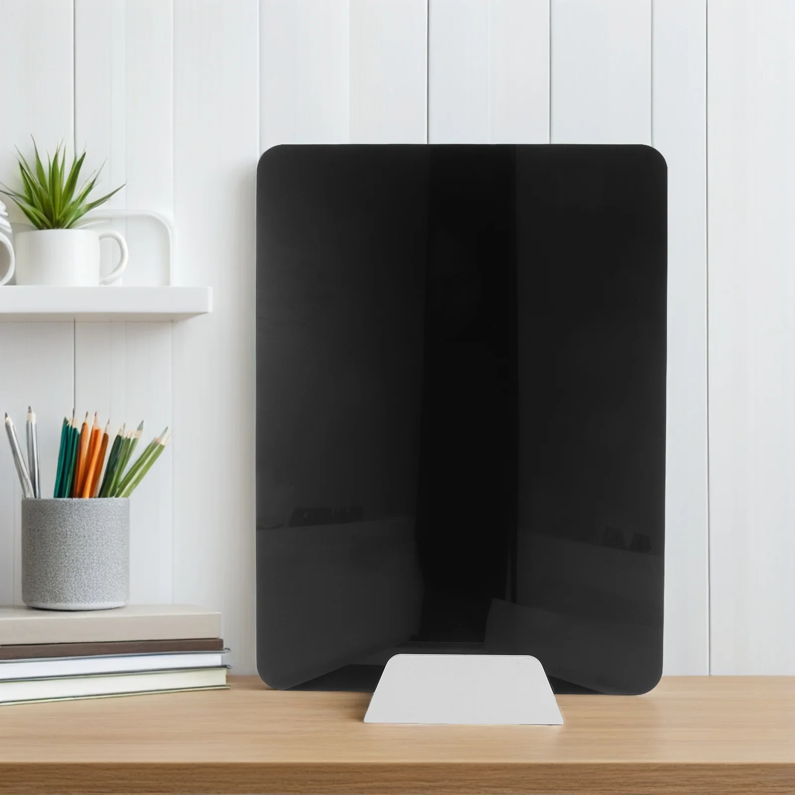 لوحة خصوصية مكتبية من الأكريليك لوحة تقسيم سطح المكتب لمحطة عمل اختبار المسكن والفصول الدراسية وشاشة قوية خفيفة الوزن #3