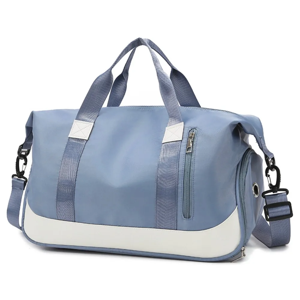 Nylon Yoga Training Bag Multifunctional Waterproof Sports Fitness Bag Portable Large Capacity Travel Tote Bag Outdoor