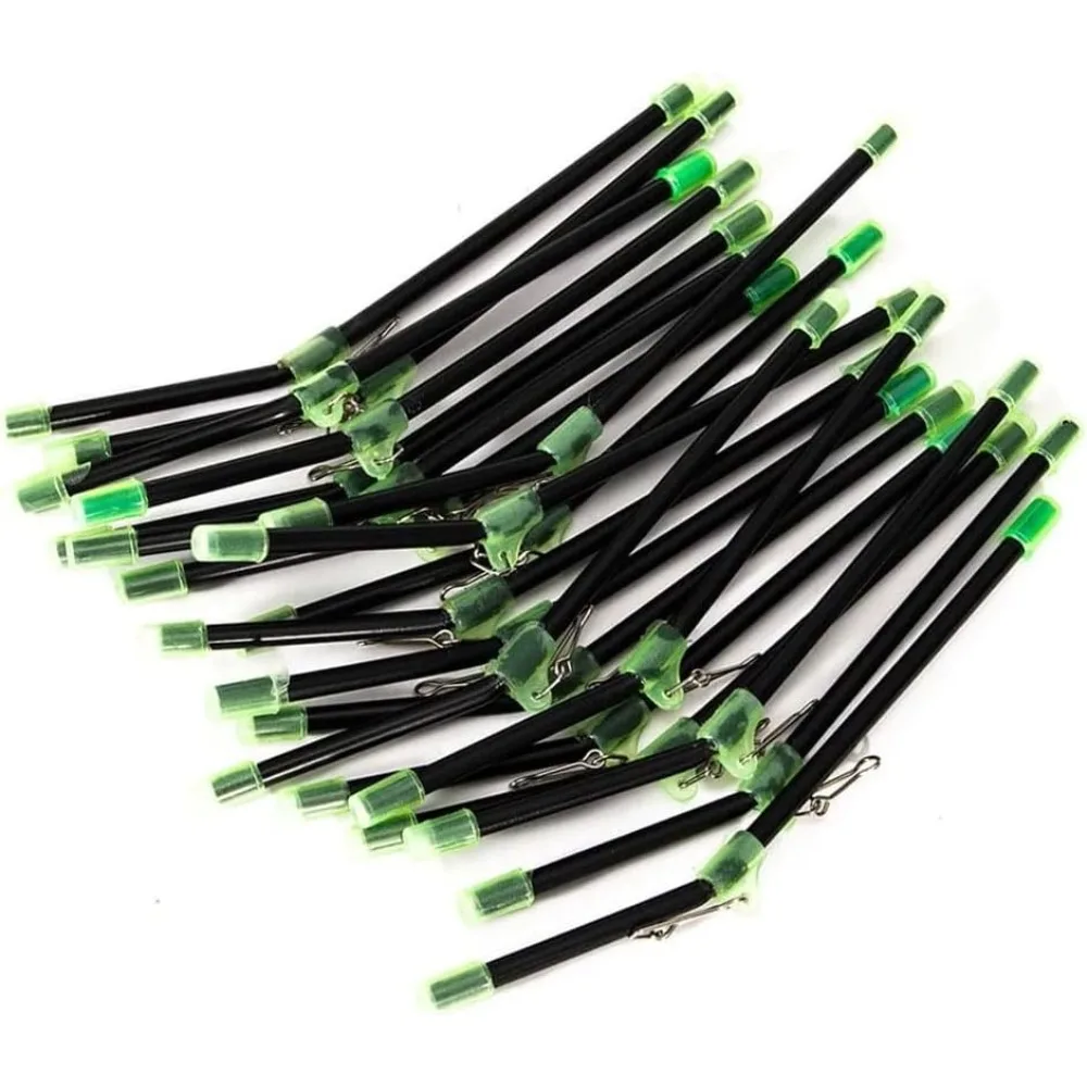 20 Stück Leuchtende Anti-Tangle Feeder-Booms für Meeresangeln mit Snap-Tube-Balance-Connector, Angelzubehör Pesca-Werkzeuge