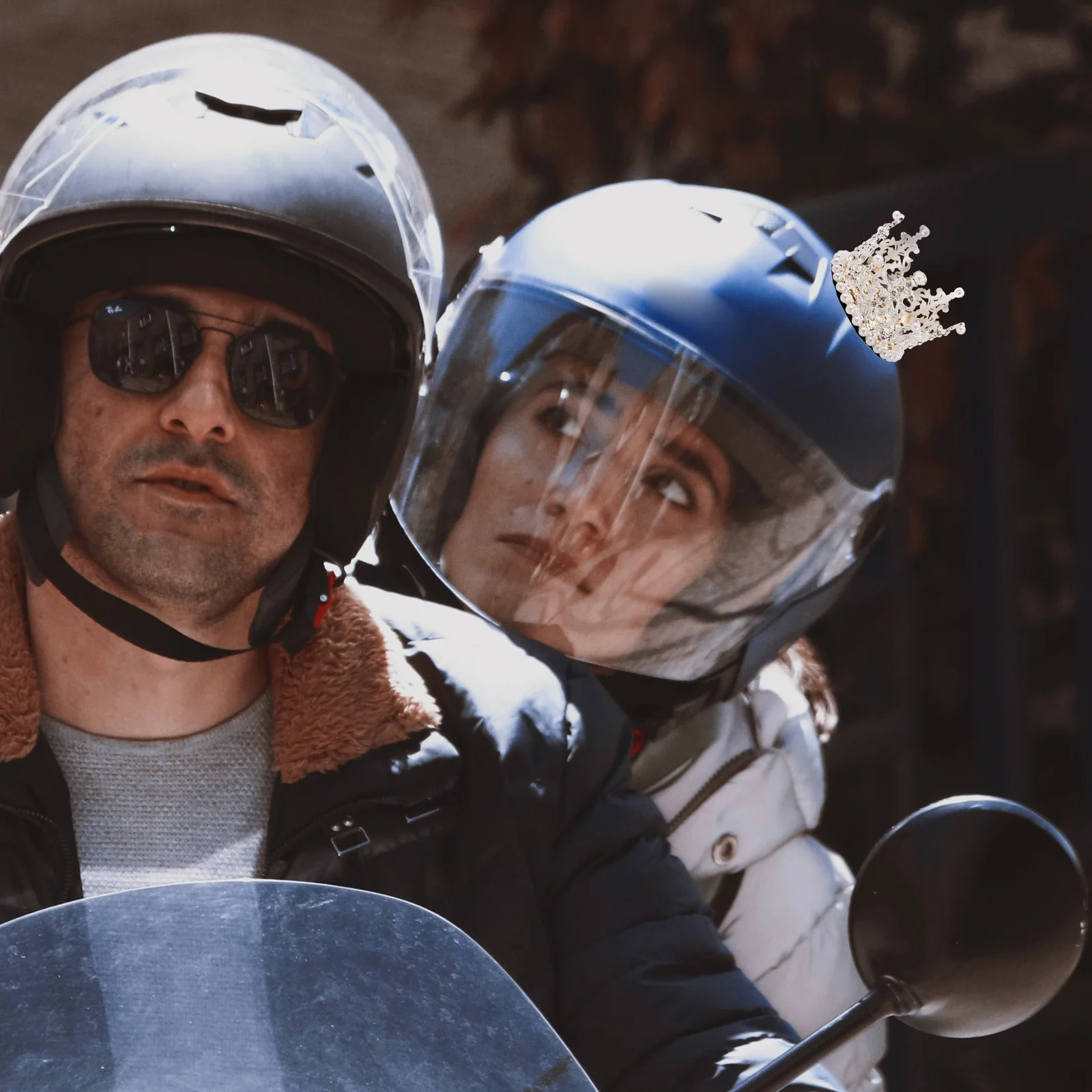 

Decoration Rhinestone Adornment for Motorcycle Electric Bike Ski Helmets Mini Cute Accessories