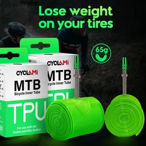 CYCLAMİ-Bisikletin iç borusu Ultra hafif TPU Malzeme, Fransız Valfi, ultra Hafif, Anti-Oksidasyon, 26 En iyi 10 satış pnel aro 29 mtb - №3