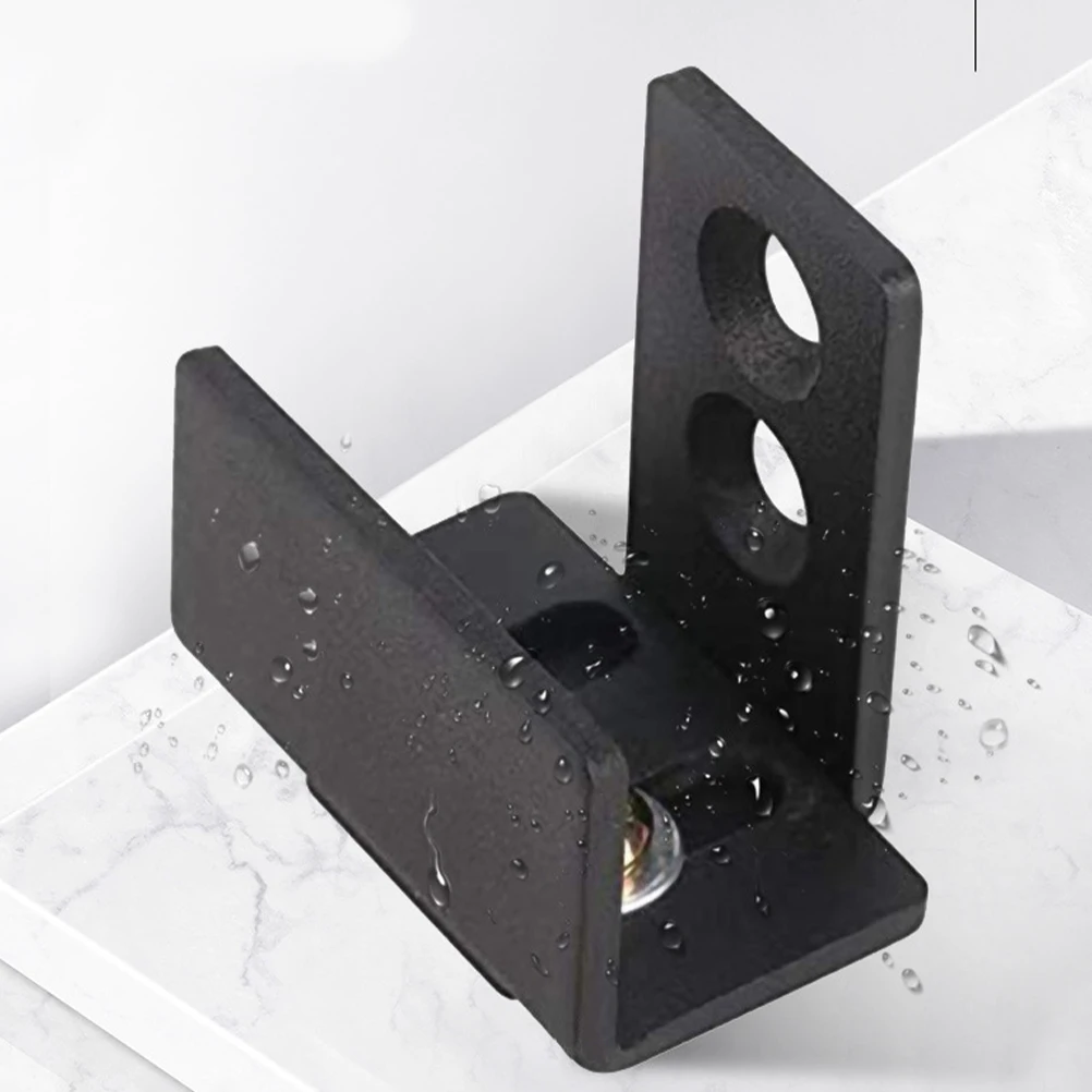 Carbon Steel Adjustable Floor Guide Wall Mount Swing Stopper For Sliding Door Bottom Barn Roller Guide Door Stop Floor Guides