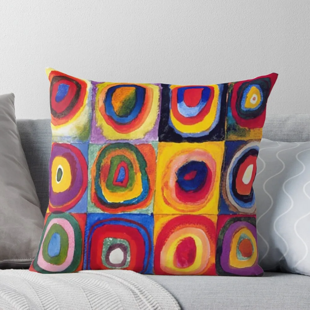 

wassily kandinsky - art Throw Pillow Sofas Covers anime girl Sofa Cushions Covers