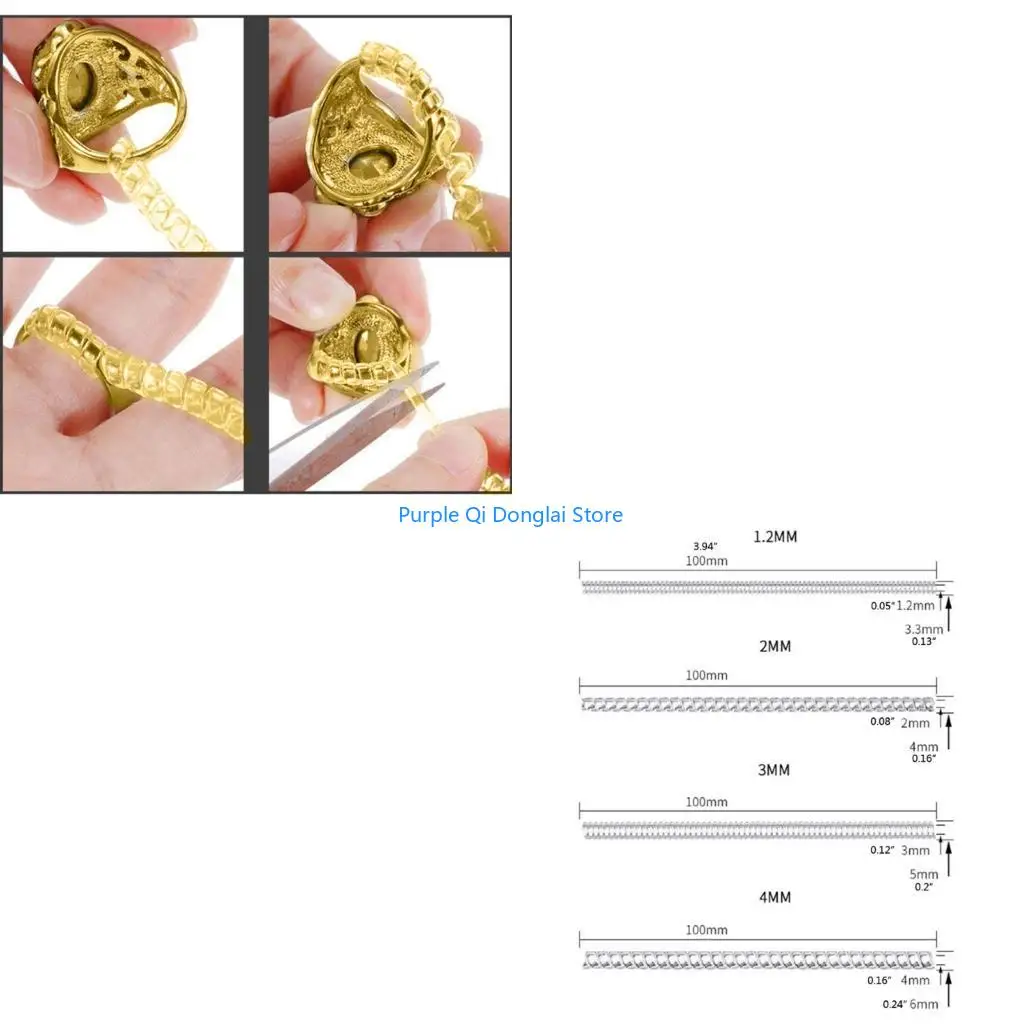 L21E 8Pcs Ring Tightener Fit Any Ring Sizes of Ring Sizer Clear Plastic Ring Guards Ring Adjuster Fit Wide Rings