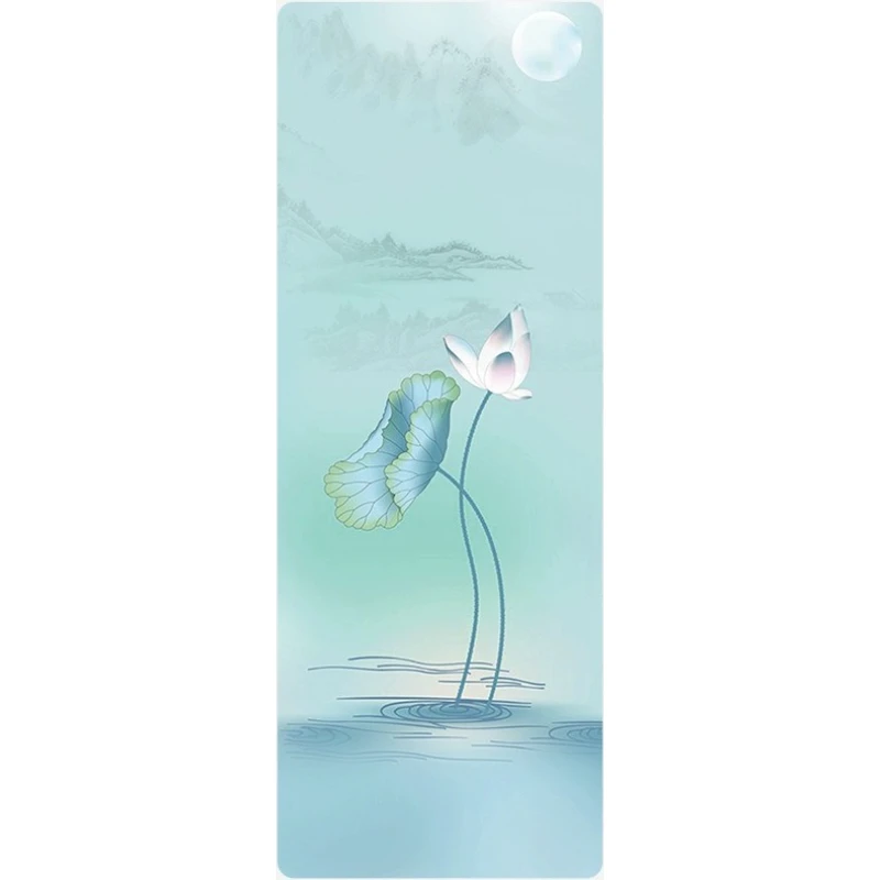Foldable Portable Suede Yoga Towel Non-Slip Sweat Absorbent Yoga Mat for Dance Skipping Gym Workout Home Exercise Floor Pad 1mm view 3