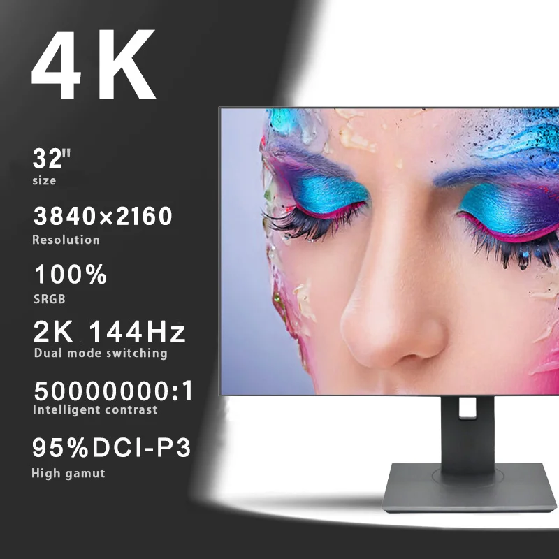 

[Professional Display]32-inch IPS HD Design Drawing 4K Display Type-c LCD Screen MAC Directly Connected with Four Narrow Borders