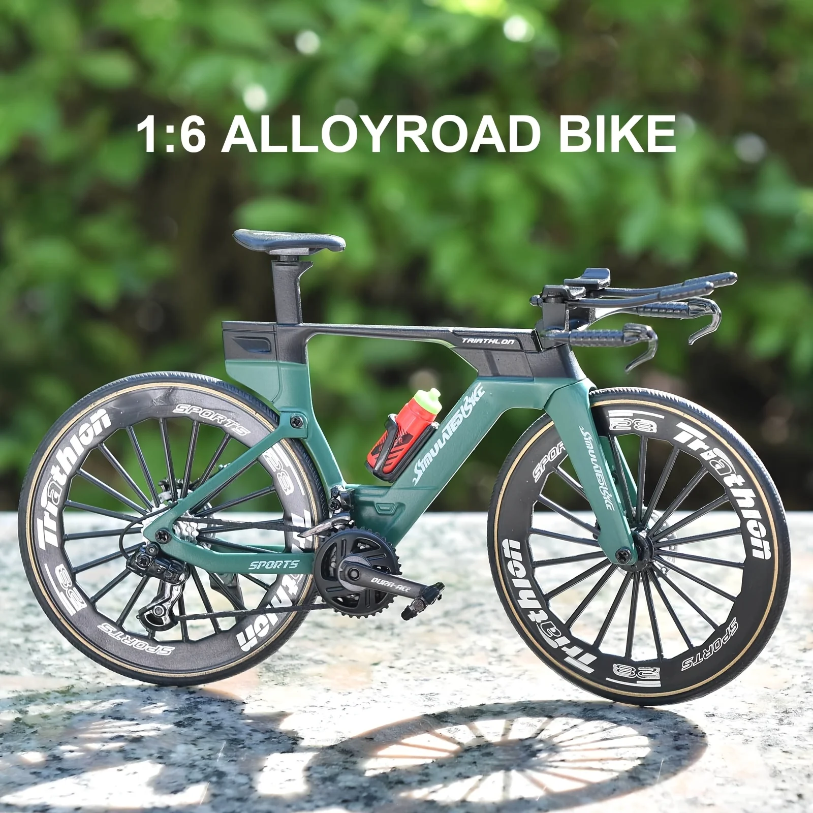 Realistic 6 Alloy Road Bike Model - Collectible Toy for All Ages Ideal Gift for Halloween Christmas And Birthdays
