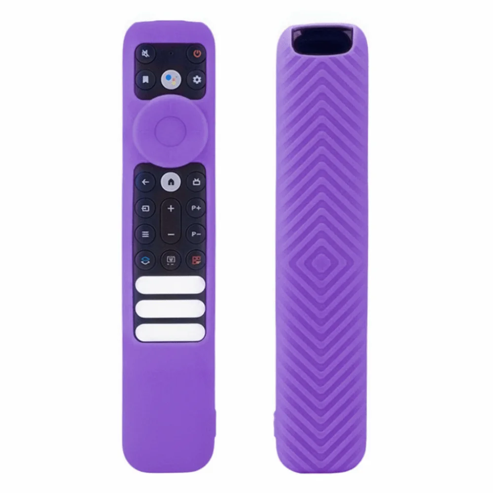 Luminous Remote Control Case Soft Texture Anti-slip Full Protective Cover Shockproof Anti-fall for TCL RC902V