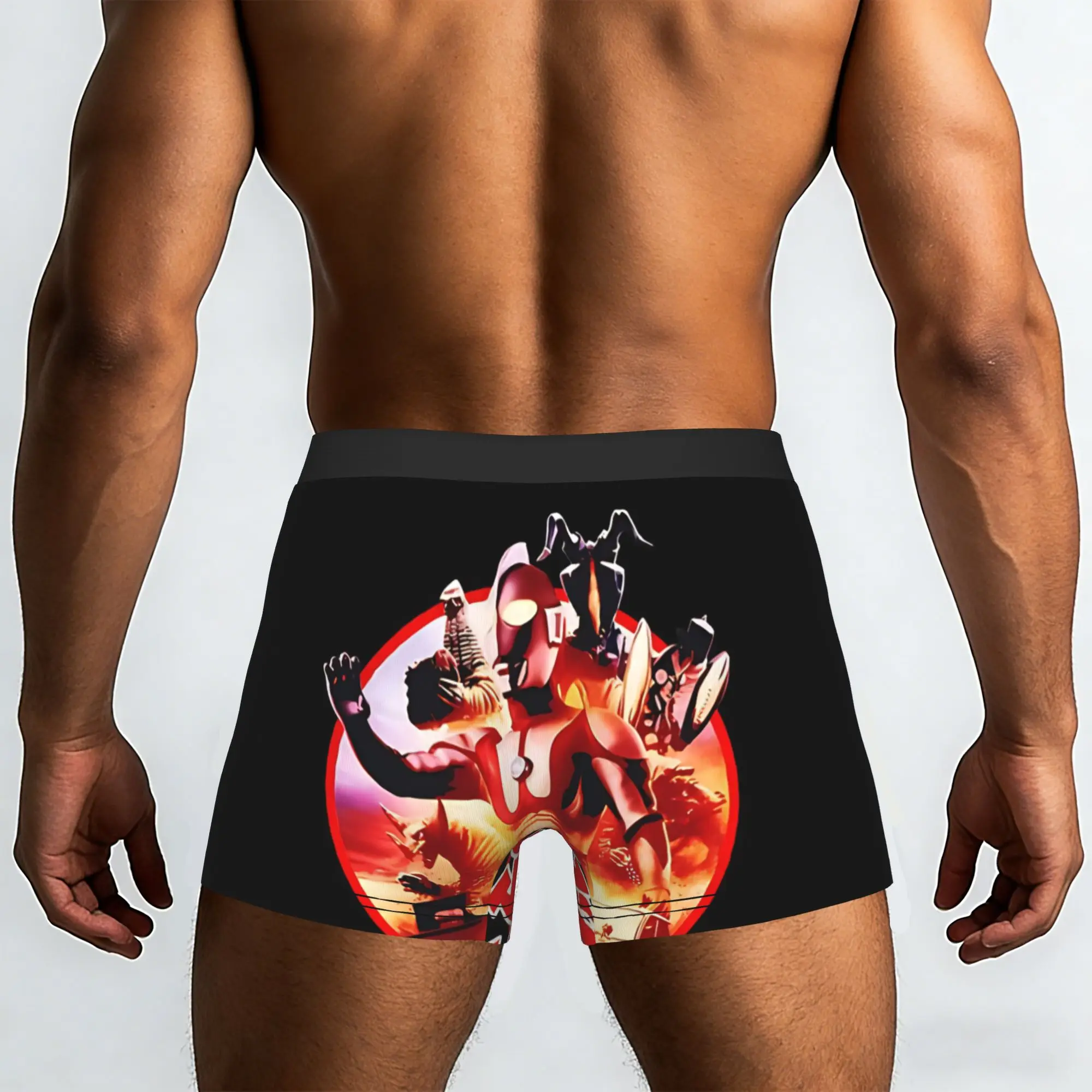 ultraman and kaiju  Bandai Ultraman series Underpants Homme Panties Men's Underwear Ventilate Shorts Boxer Briefs
