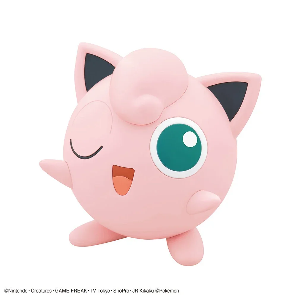 Anime Original Bandai Pokemon Figures Kit Quick Series Jigglypuff Gifts Manual Assembly Collectible Ornaments Figure Model Toys