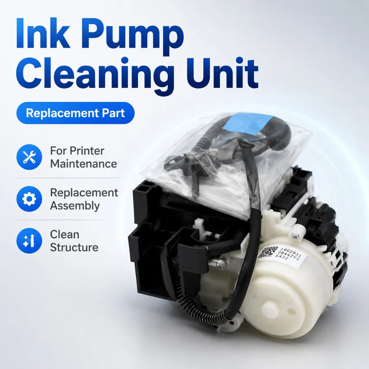 Original New Pump Assy Cap Station For Epson L18050 L8050 L8058 L8180 L8160 ET8550 18100 Cleaning Unit Assy Capping Top Assembly