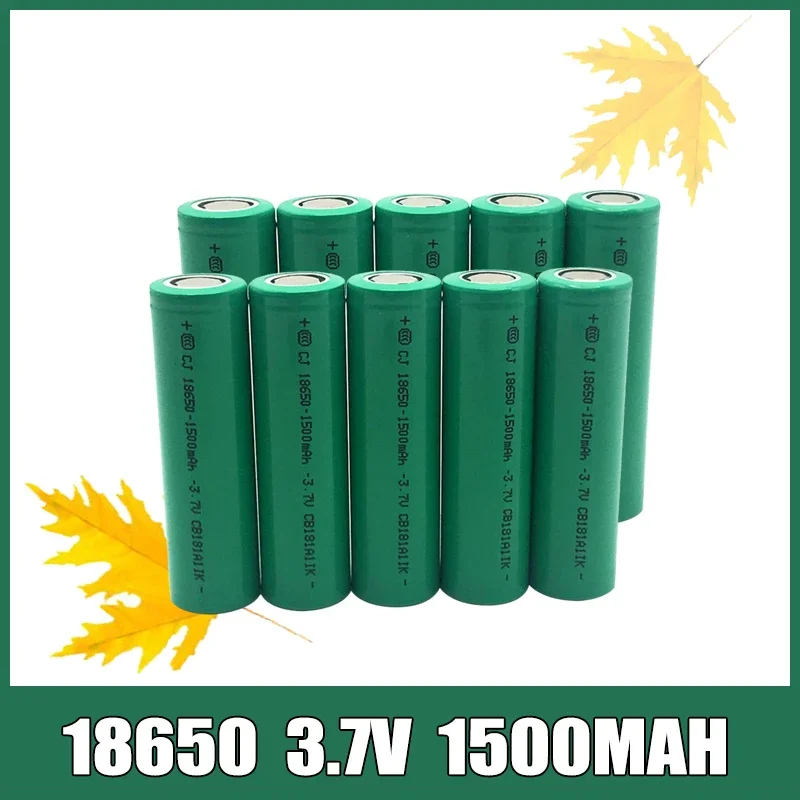 

18650 3.7V 1500mAh Rechargeable Battery for Our 18650 Toys, Tools, mini flashlight Various Electronic Products etc