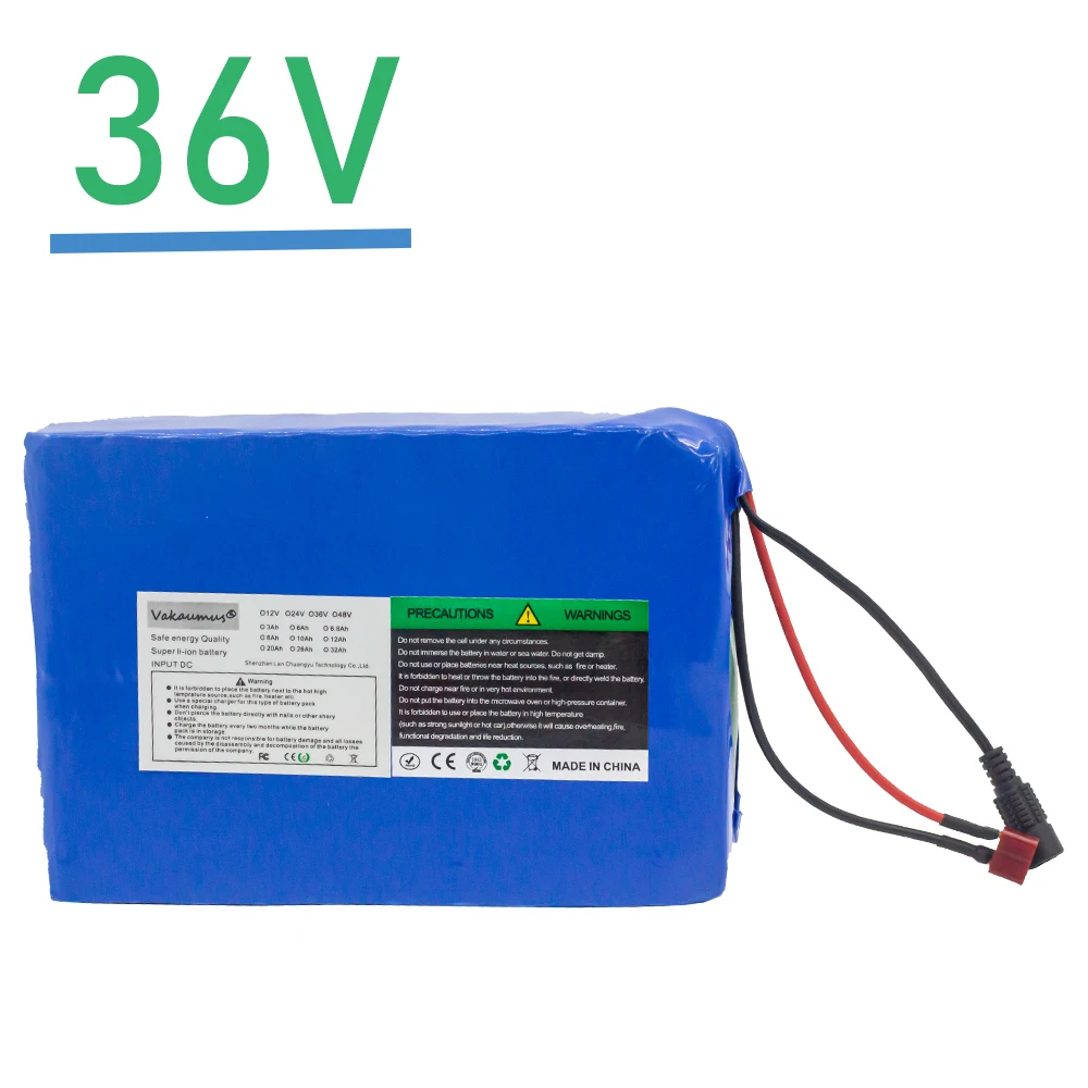 

New 18650 battery pack 10s4p 36V 10Ah 12Ah 13Ah high power , suitable for electric bicycle lithium battery with charger sales