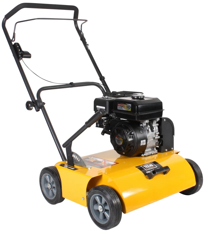 สภาพใหม่ Hand Push Lawn Scarifier Scarifying Machine เครื่องมือทําสวน