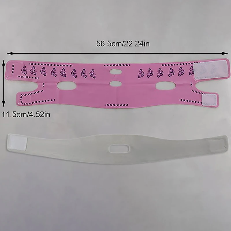 V字型のフェイシャル包帯,2層の圧力,二重あごの減少,フェイスリフト,睡眠,細いバンド