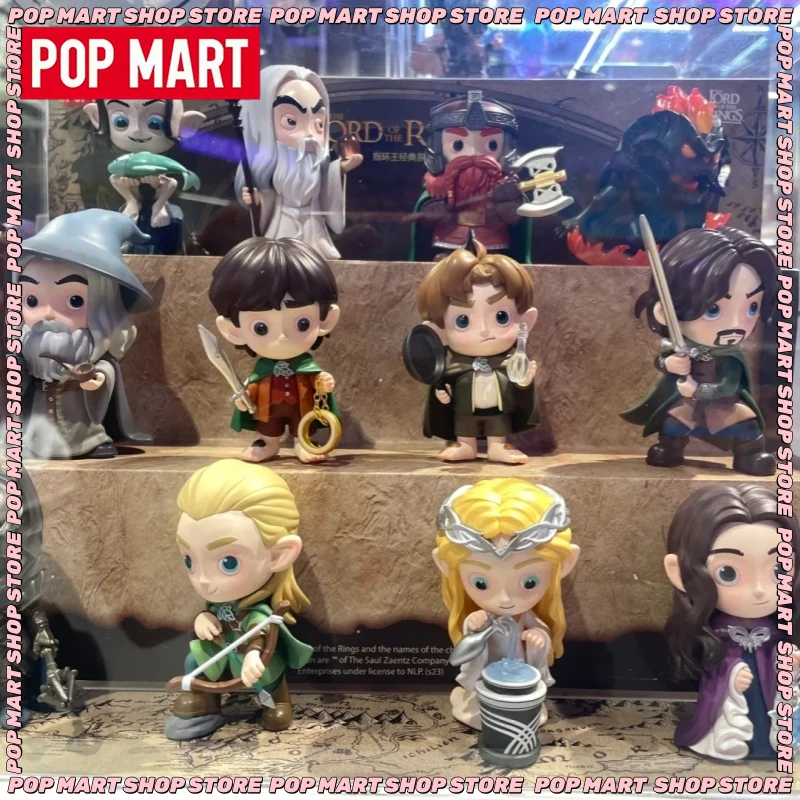 En Stock, Original de Pop Mart, Serie El Señor de los Anillos, Caja Sorpresa Coleccionable, Figura Adorable y Moderna, Caja Sorpresa, Regalo de Cumpleaños