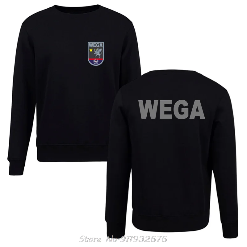 WEGA - Wien Sondereinheit Einsatzgruppe Alarmabteilung Austria Polizei Men Cotton Hoodie Casual Streetwear Harajuku Sweatshirt