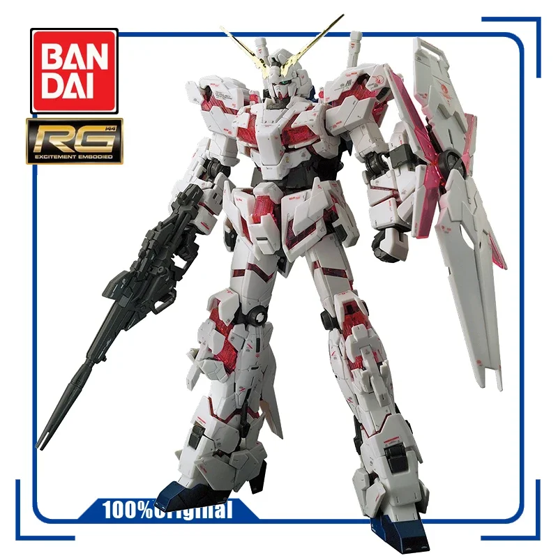 

BANDAI RG 25 1/144 RX-0 UNICORN GUNDAM Mobile Suit Gundam Unicorn Assembly Model KIT Action Toy Figures Children's Gifts