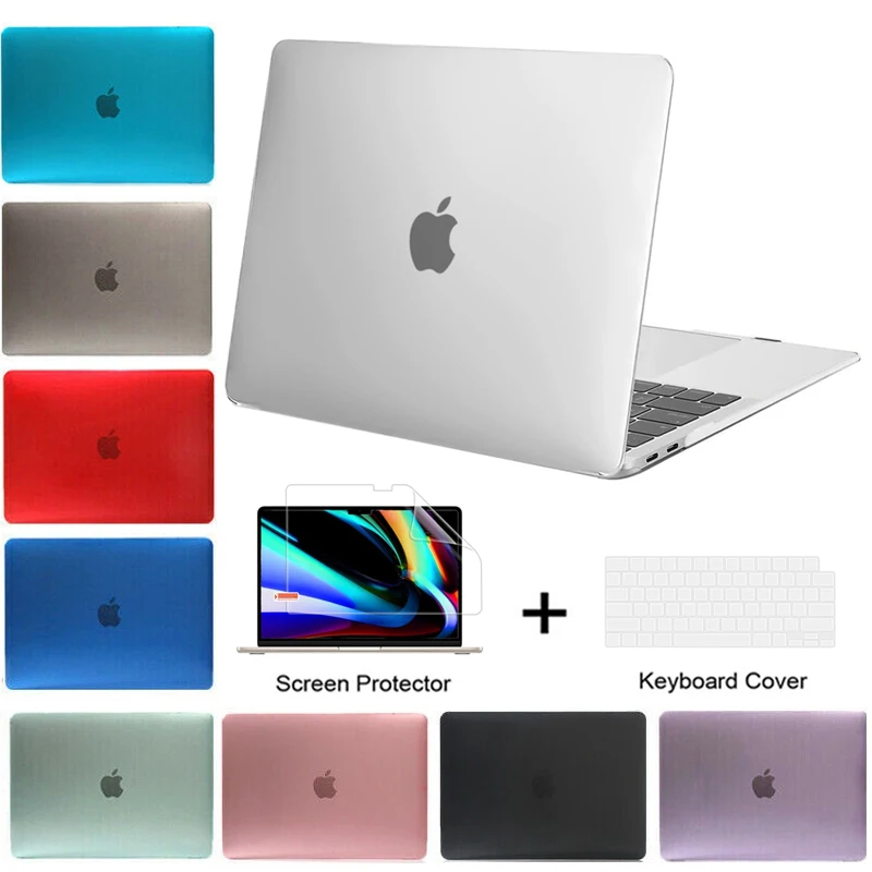 Matte Case For MacBook Air 13.6 A2681 Pro 14.2 A2442 Laptop Case Macbook Air 13.3 A1932 A2337 A2338 Air 11 12 13 14 Accessories