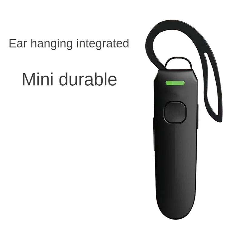 FULL-Hotel Bluetooth Mini Headset Bluetooth Earphone Hanging Ear Hook Type Walkie Talkie All-In-One Speaker Headset