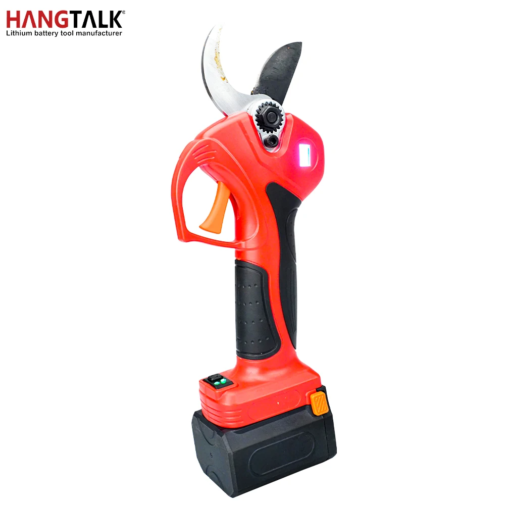 HANGTALK 6-Inch Cordless Handheld Electric 21V Battery Powered Hand Chainsaw Chain Saw for Tree Branches Trimming Wood Cutting