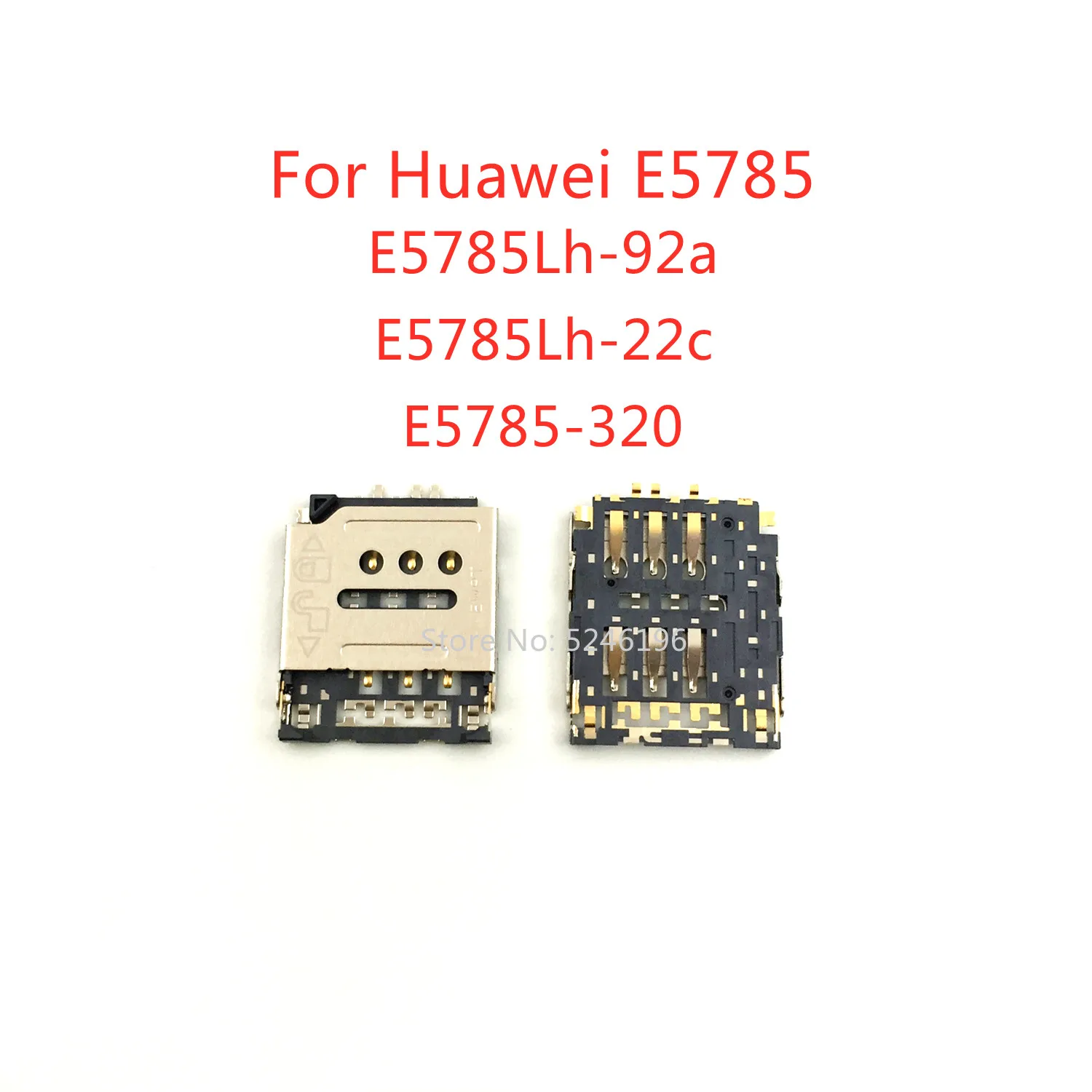 10pcs Sim Card Reader Tray Slot For Huawei E5785 E5785-320 E5785Lh-92a E5785Lh-22c 4G LTE Wireless WiFi Router Repair Parts.