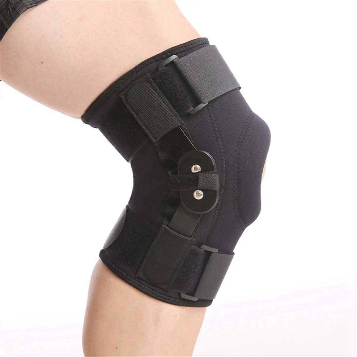 Top Sports Kneepad Knee Brace Elastic Bandage Knee Compression Sleeves Meniscus Tear Patella Gel Pads Knee Support M