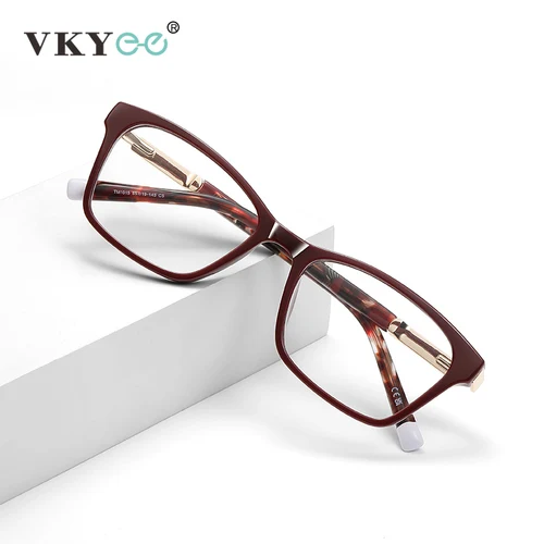 Imagen 2 del producto VICKY, nueva moda, diseño geométrico cuadrado Simple, gafas antiluz azul para hombres y mujeres, prescripción personalizable LS210