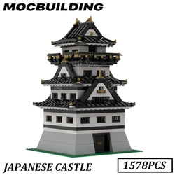 Tower Castle Model MOC Building Bricks Display DIY Model Construction Assemble Toys Gifts