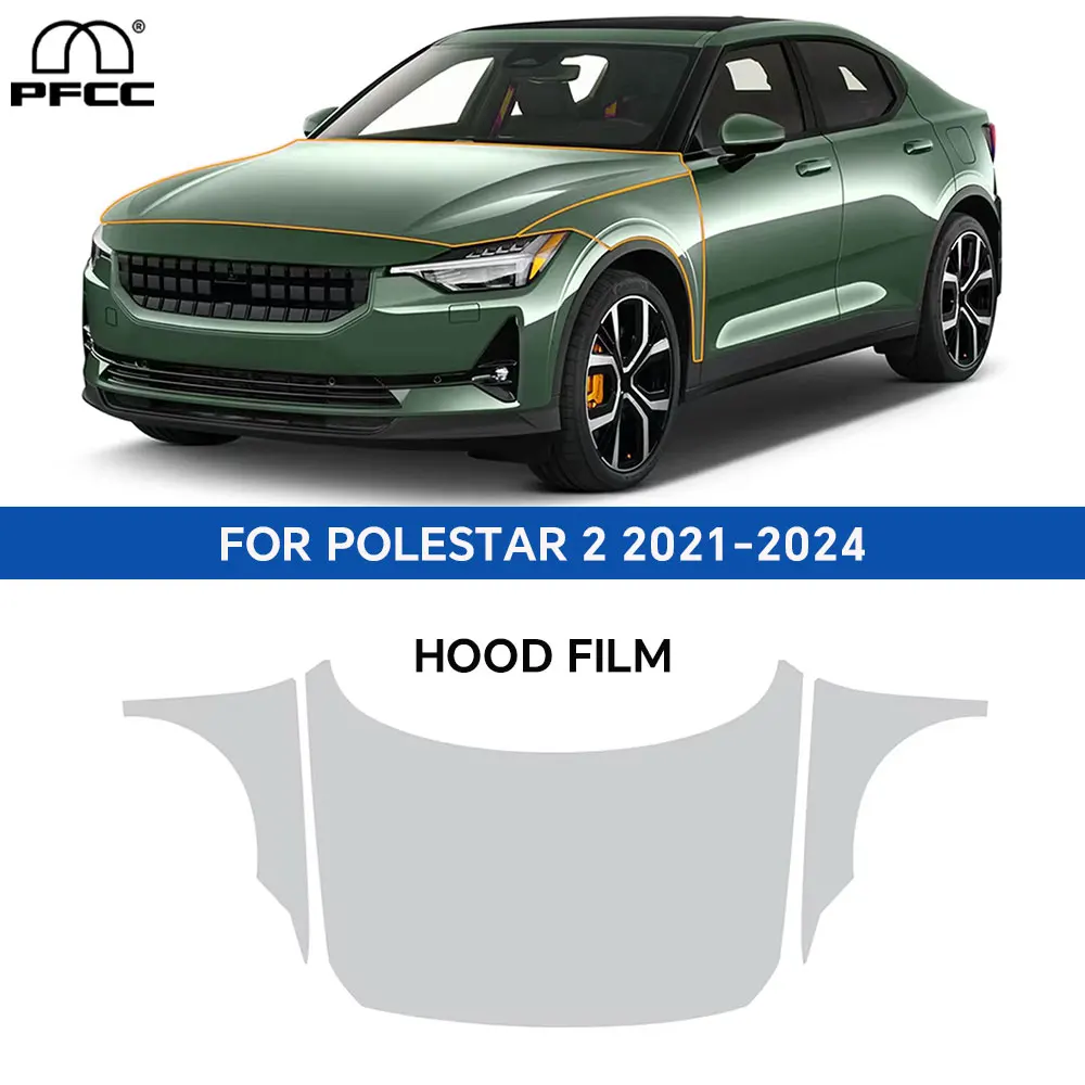 

PPF For Polestar 2 2021-2024 Anti-Scratch Protective Film TPU Car Body Sticker Paint Protection Film Transparent Exterior Film