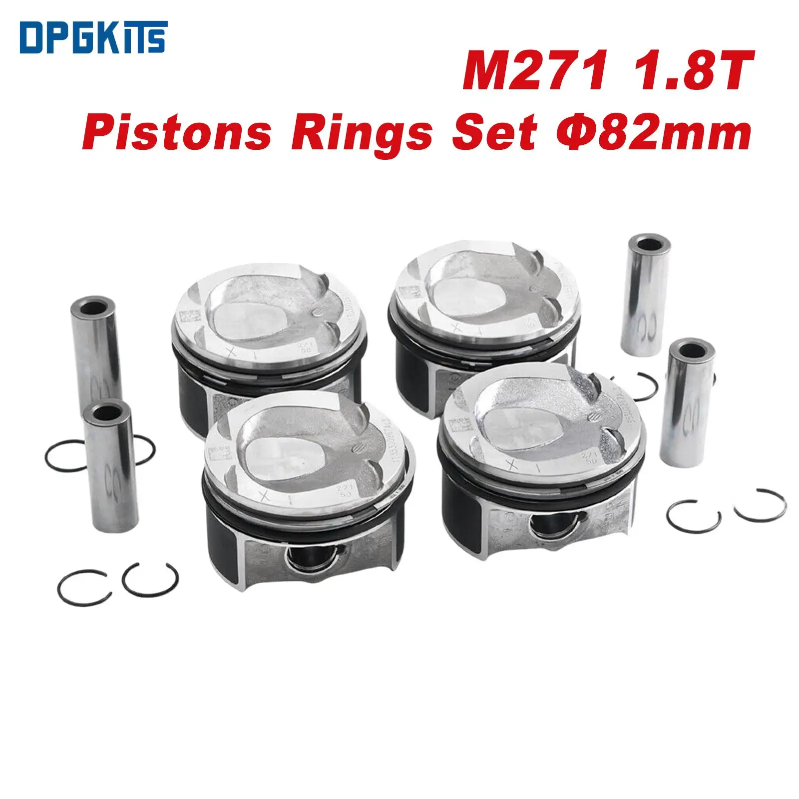

M271 1.8T Комплект поршневых колец двигателя Φ82 мм STD 2710300324 Для Mercedes-Benz W204 W212 C200 C250 E250 CGI S212 A207 C207 R172