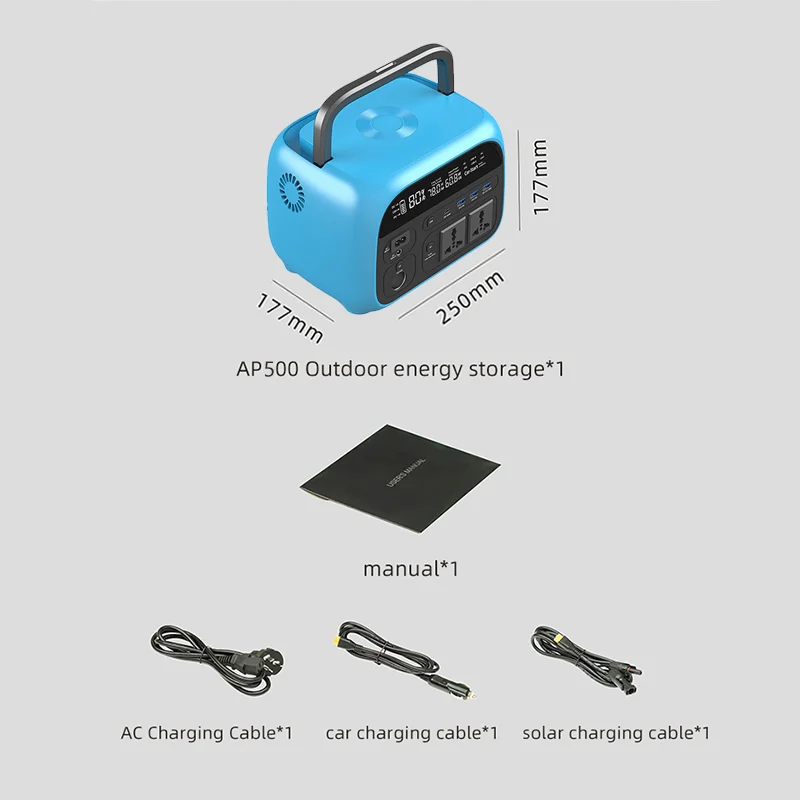 Sukflow Draagbare Voeding 130Ah 481Wh 600W Outdoor Camping Noodsituatie Voorkeurs AC Outlet Lithium-ijzerfosfaat Batterij