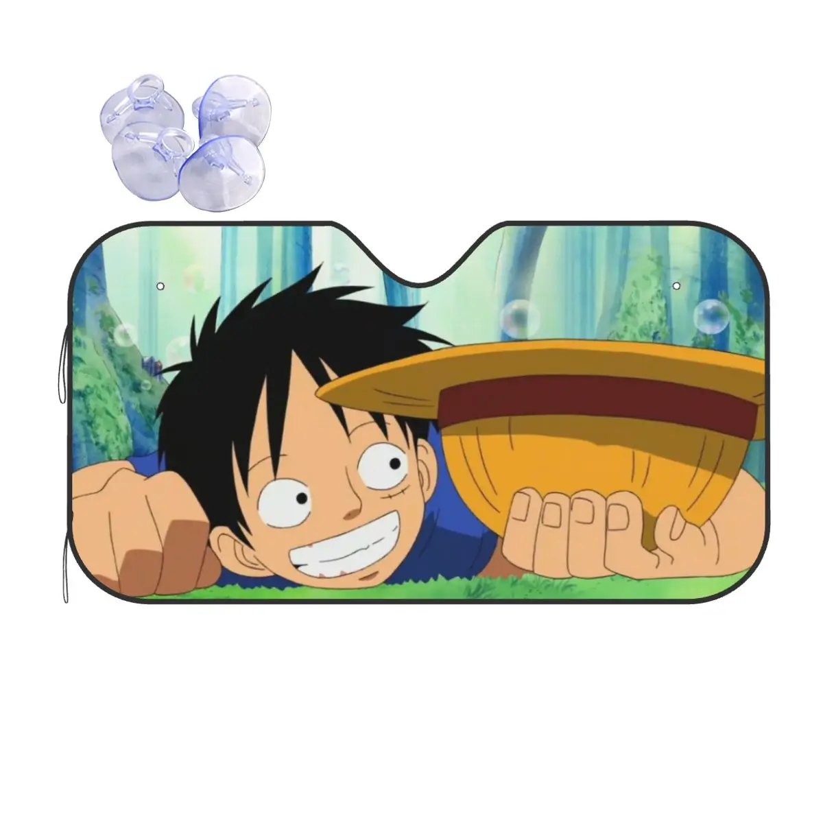 

Луффи Зоро Тони Чоппер Аниме Солнцезащитный козырек Лобовое стекло Складное переднее лобовое стекло автомобиля 70x130 см Солнцезащитный козырек Солнцезащитная занавеска