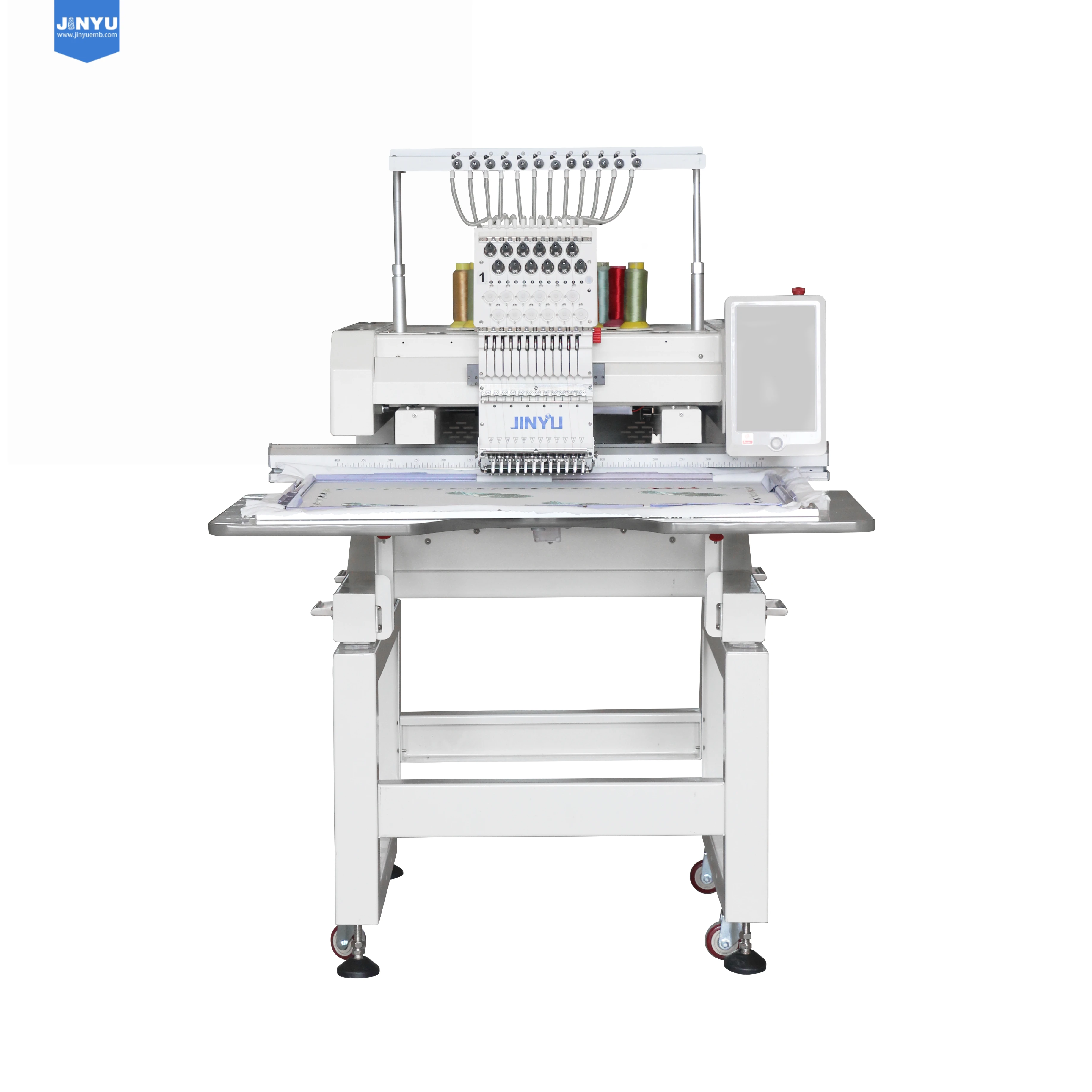 Jin Yu High Speed Household Embroidery Machine 12/15 Needles Automatic Home Use High Quality Single-Head Machine