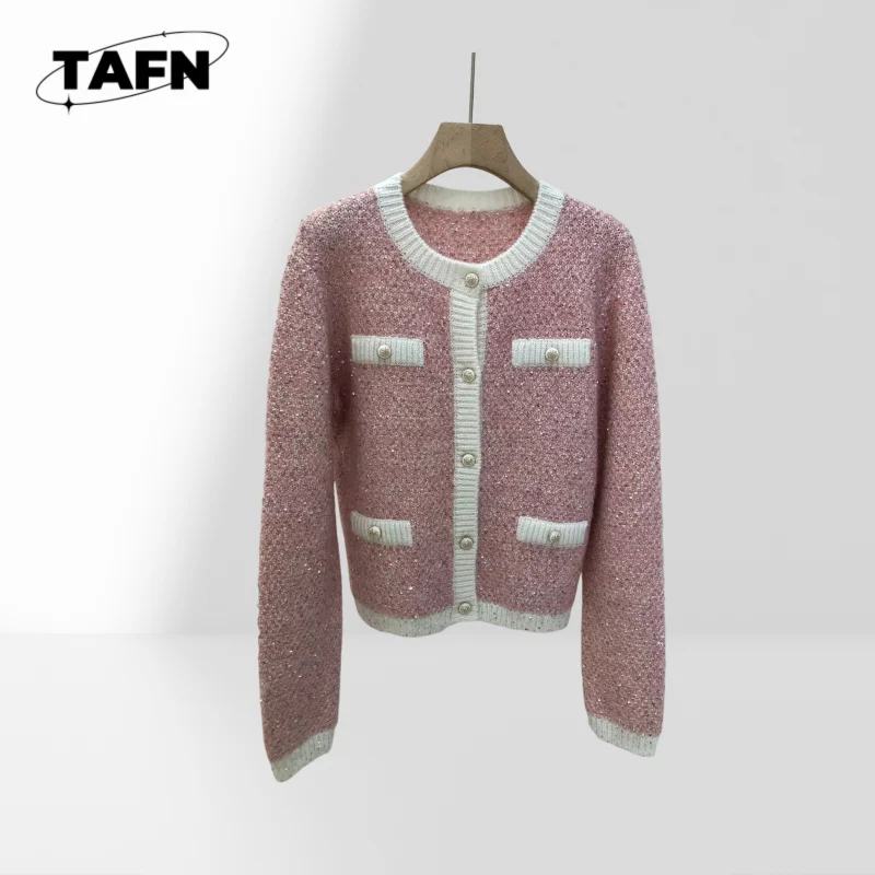 Warm Wool Sweater Casual Yet Refined Style for Winter Versatile Ribbed Knit Sweater  Women, Perfect Everyday Wear AI1511