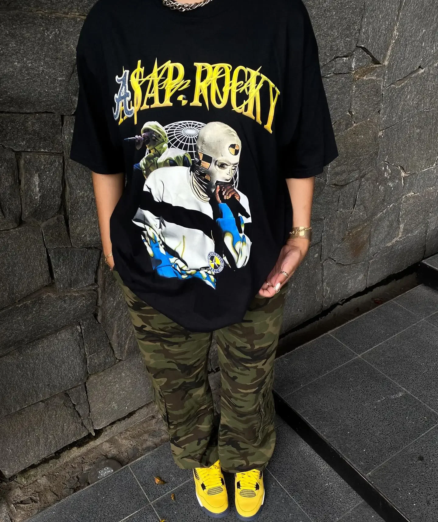 

Heavy And Opaque, American Retro Design Sense Niche Printing Loose And Versatile Short-sleeved T-shirt Compression Shirt