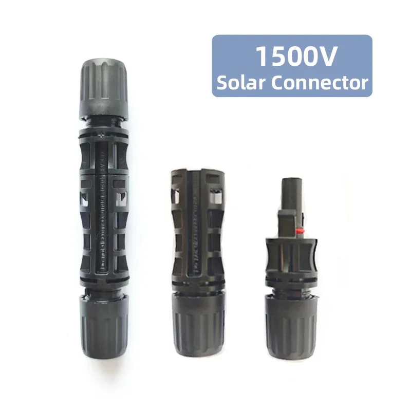 1Pair 1500V 30A Pair of Solar Connector Solar Solar Plug Cable Connectors (male and female) for Solar Panel 10/12/14AWG PV cable