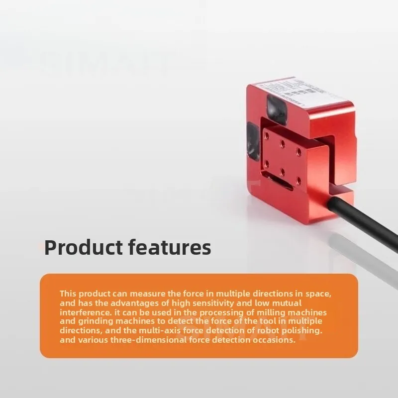 SBT301A Multi-Axis Force Torque Sensor, 3D 6DOF Multi-Component Load Cell for Robotic Arm Grinding & Polishing
