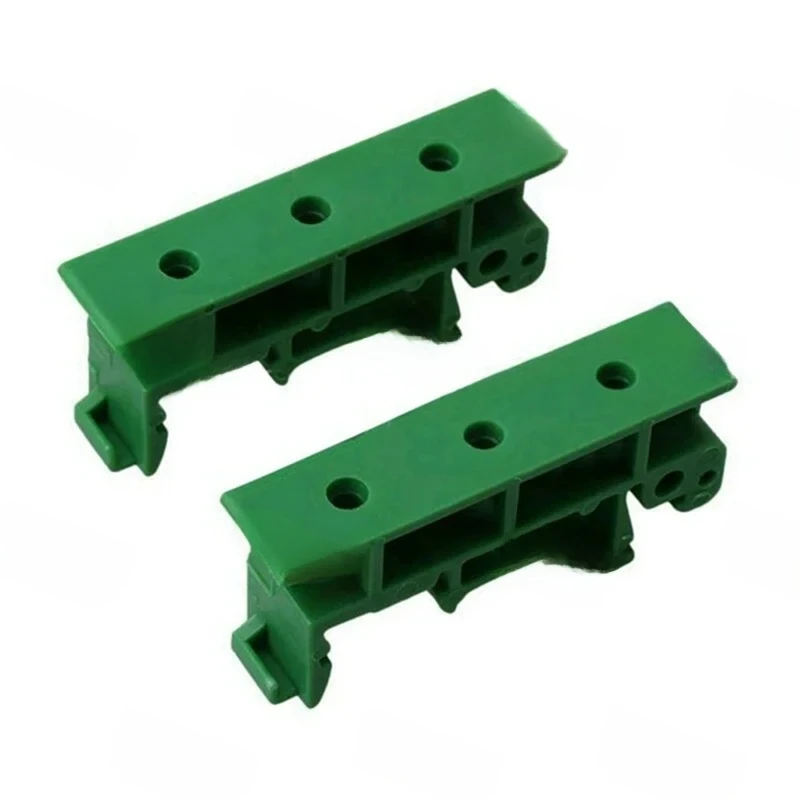 AFBC 20Pcs DRG-01 PCB DIN 35 Rail Mount Mounting Support Adapter Board Bracket Holder Clips Connectors