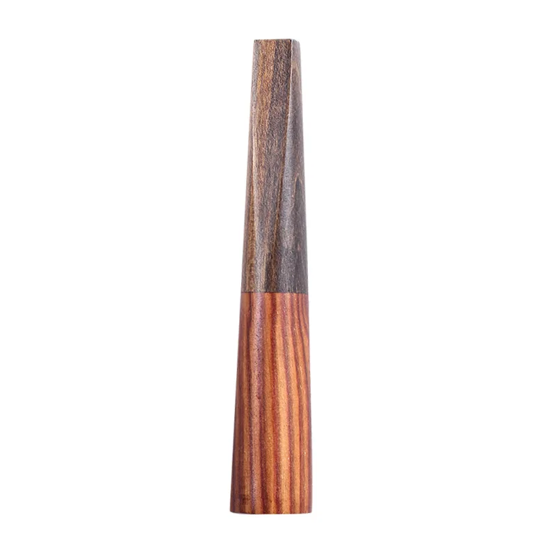 Solid Wood Cigarette Holder Filter Tips V-Shape Mouthpiece for Hand Rolled Cigarette Small Cigar Smoking Accessories