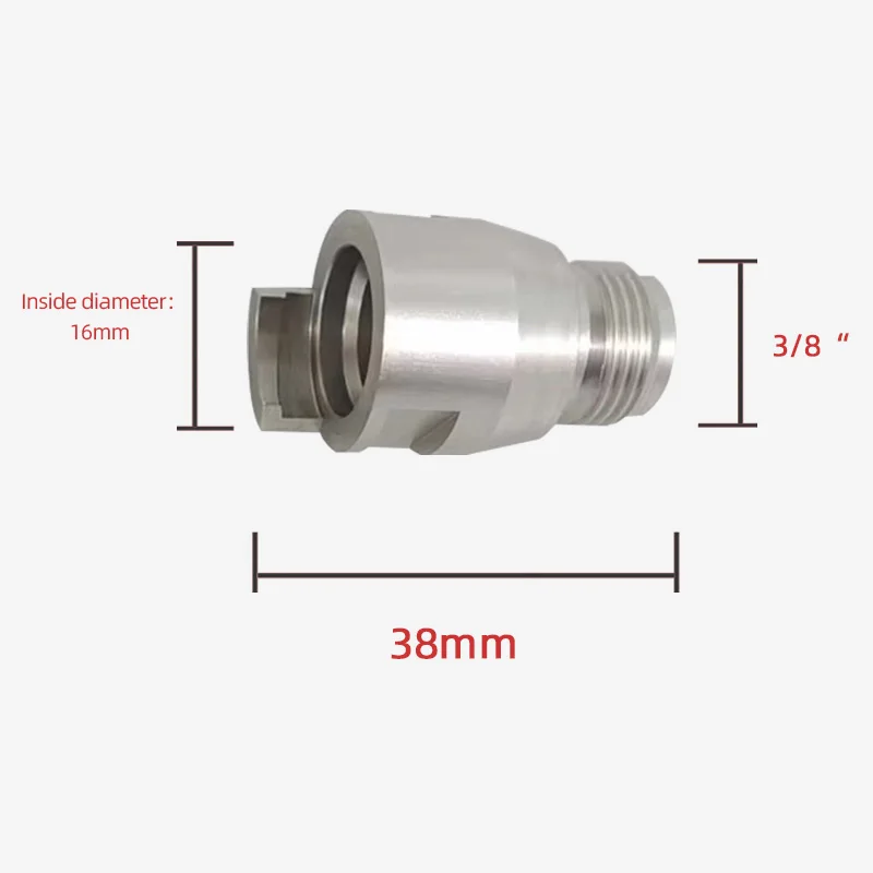 David Biss Spray Gun Adapter Aluminum Alloy Material Is Suitable For Transfer SATA Free Wash Pot Adapter SATA Gun Cup Connection