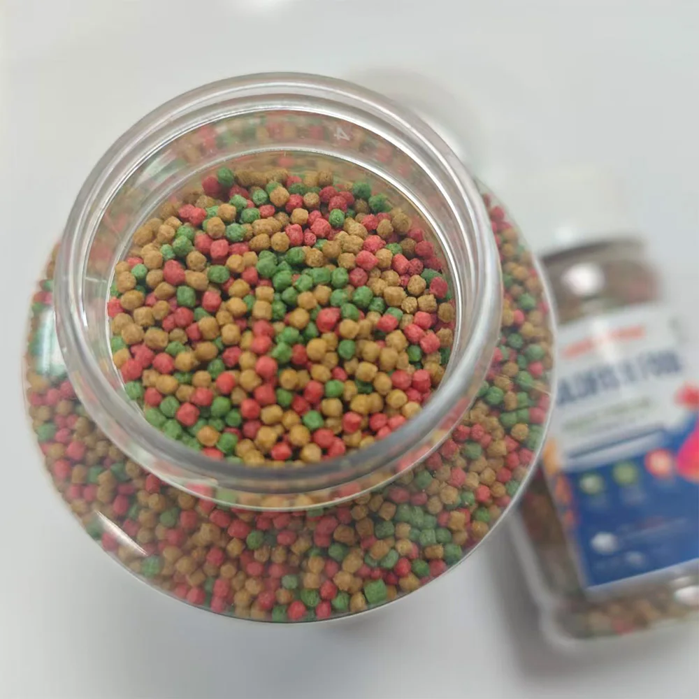 Color Enhancing Goldfish Food Insect Protein Micro Pellets Clean Water Aquarium Nutrition Diet for Tropical Ornamental Fish Care view 2