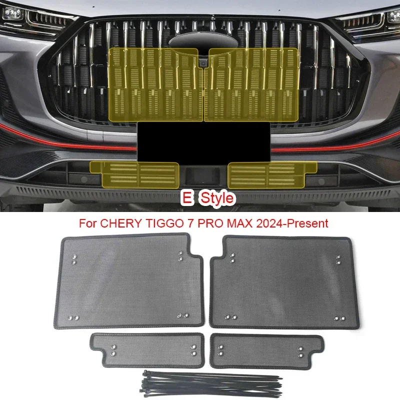 4 pezzi auto a prova di insetti per CHERY ARRIZO 8 TIGGO 2 3X 4 5X 7 8 9 PRO MAX ingresso aria proteggere copertura Airin inserto netto accessorio auto