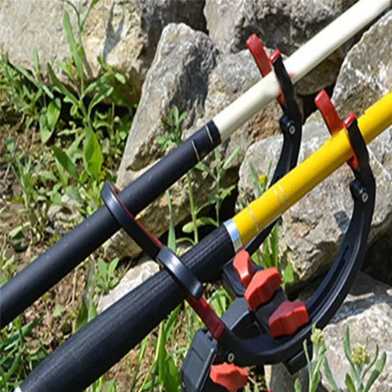 

Кронштейн для удочки ABJV, вставленный в землю, двойная башня, стойка для двусторонней удочки, универсальная стойка для удочки