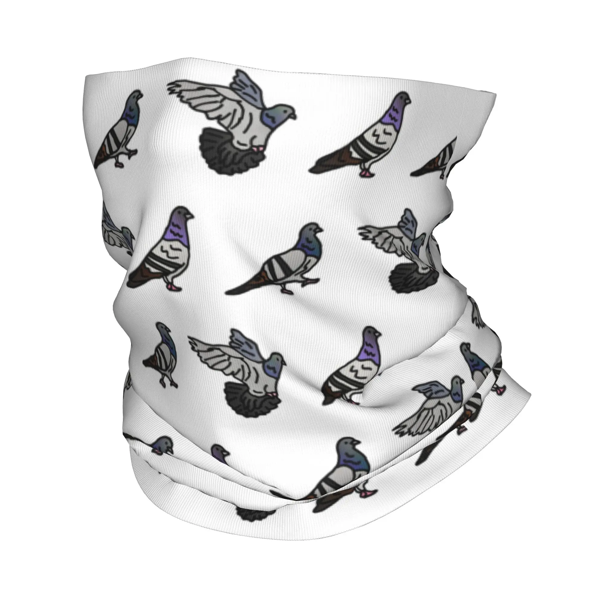 

Pigeon Doodle Bandana Neck Gaiter Printed Mask Scarf Warm Headwear Running Unisex Adult