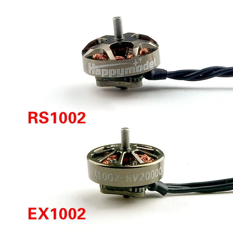 HappyModel EX1002 RS1002 20000KV 1S bezszczotkowy silnik 1.5mm do FPV Freestyle 75mm Tinywhoops Mobula7 1S ulepszona seria